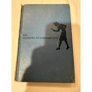 Nancy Drew - The Password to Larkspur Lane - Blue Tweed - 1933 - Hardcover